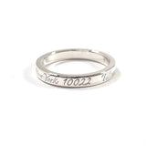 TIFFANY&Co. ティファニー ノーツ ナロー ニューヨーク リング・指輪
 シルバー925 9 シルバー【中古】
 レディース
