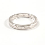 TIFFANY&Co. ティファニー ノーツ ナロー ニューヨーク リング・指輪
 シルバー925 9 シルバー【中古】
 レディース