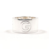 GUCCI グッチ Gロゴ ワイドリング リング・指輪
 シルバー925 10 シルバー【中古】
 レディース
