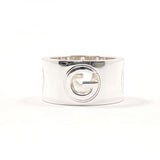 GUCCI グッチ Gロゴ ワイドリング リング・指輪
 シルバー925 10 シルバー【中古】
 レディース