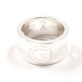 GUCCI グッチ Gロゴ ワイドリング リング・指輪
 シルバー925 10 シルバー【中古】
 レディース