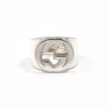 GUCCI グッチ インターロッキングG リング・指輪
 シルバー925 15 シルバー【中古】
 メンズ