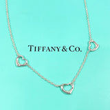 TIFFANY&Co. ティファニー トリプル オープンハート 3P エルサペレッティ ネックレス
 シルバー925 シルバー【中古】
 レディース